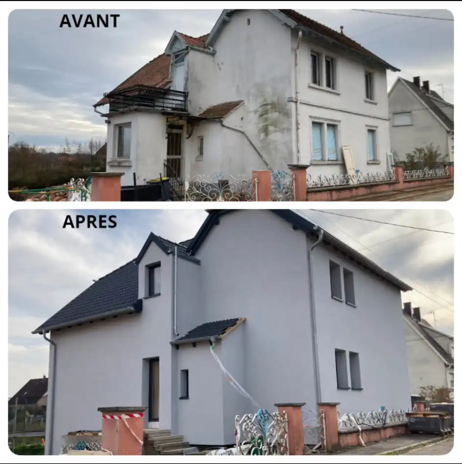 résultat d'une rénovation de façade